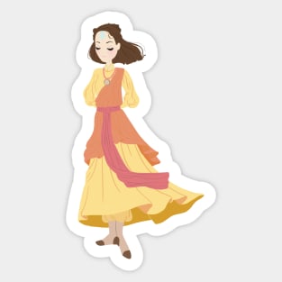 Air Girl 1 Sticker